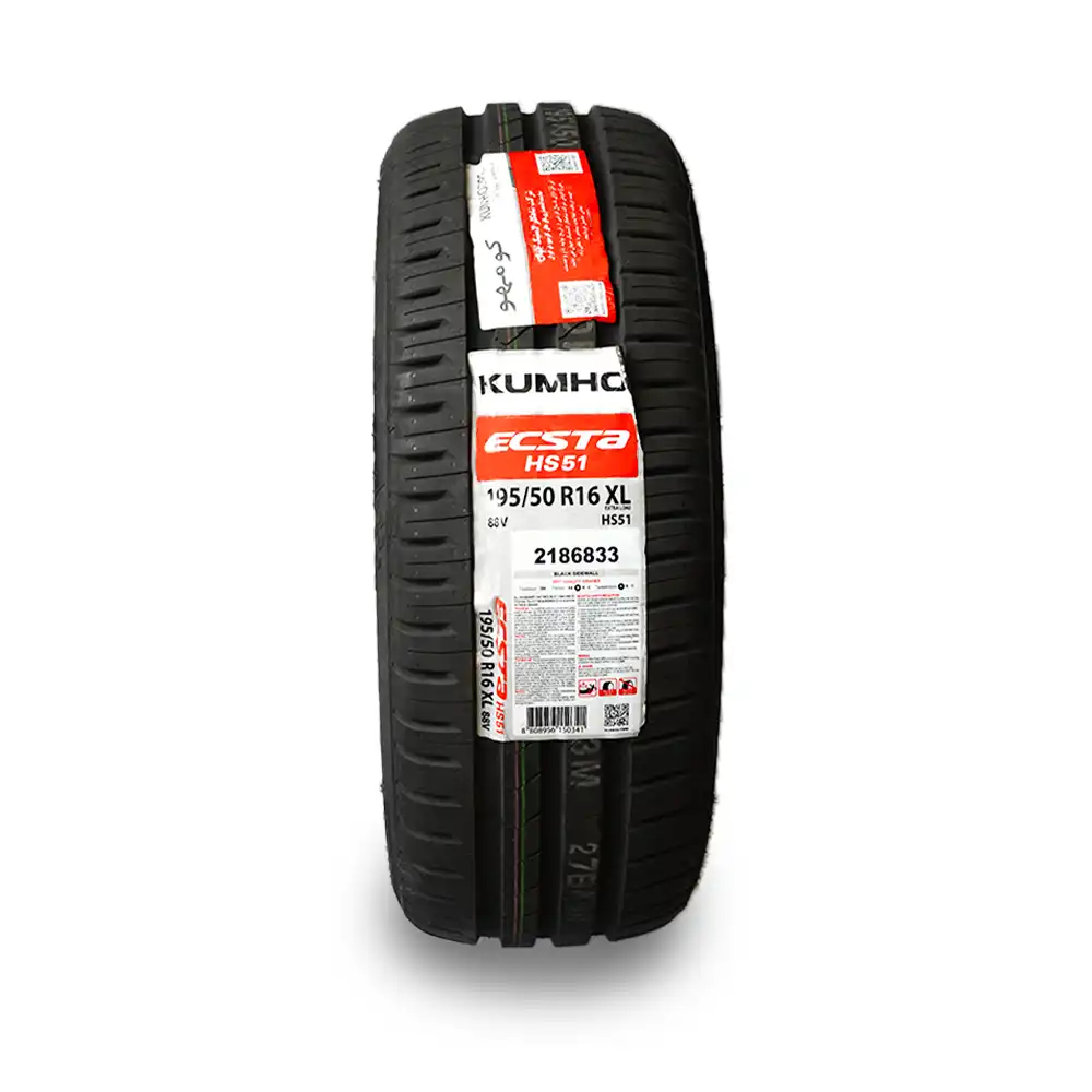لاستیک کومهو سایز 195/50/16 مدل ECSTA HS51